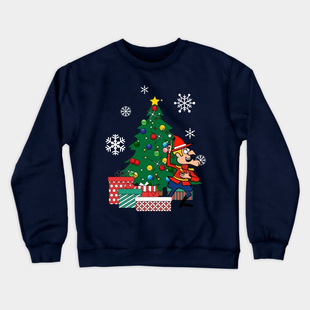 Dudley Do Right Around The Christmas Tree Crewneck Sweatshirt by Nova5